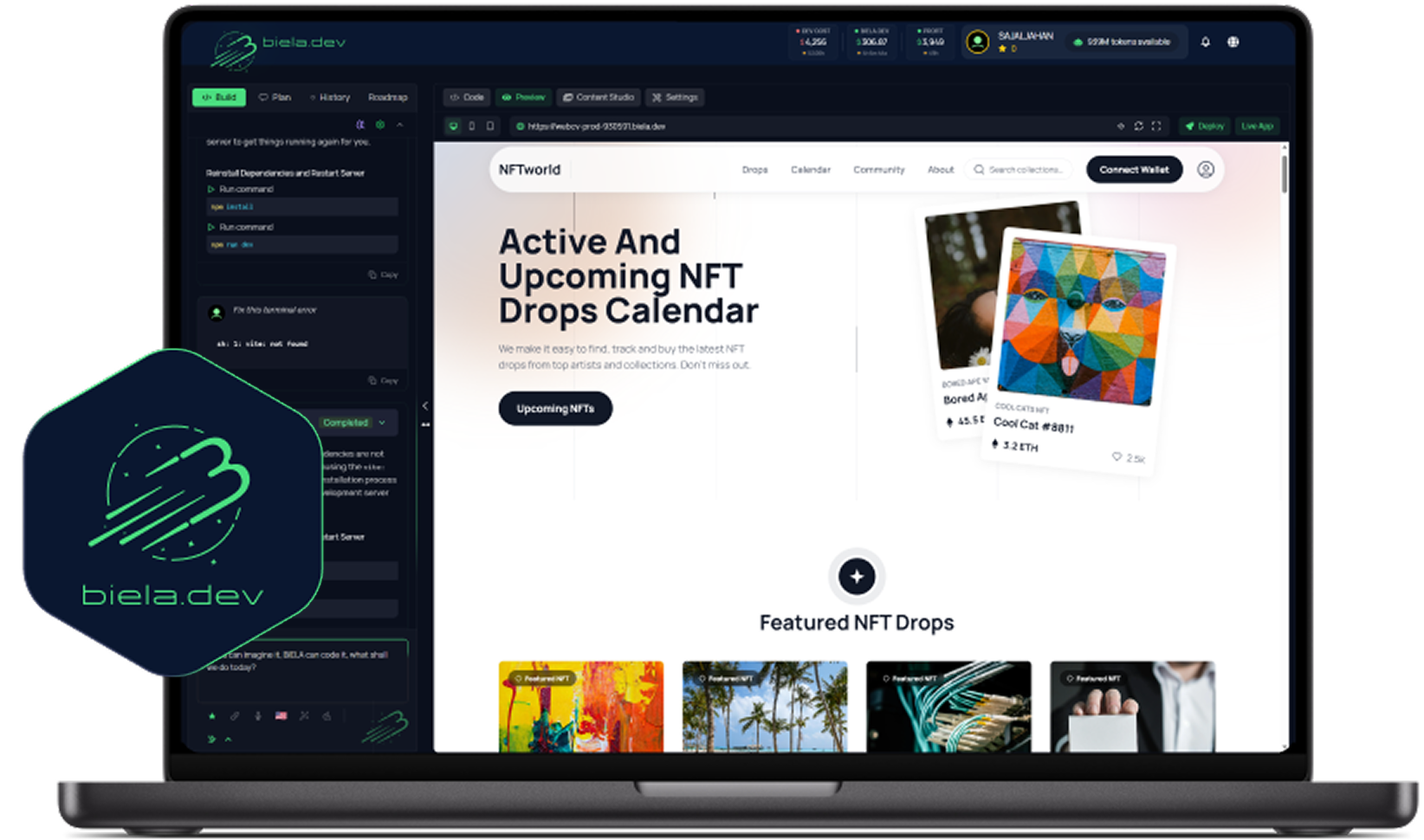 AI-powered Vibe Coding with biela.dev