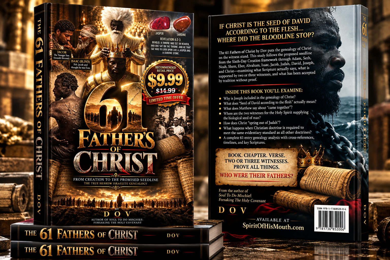 The 61 Fathers of Christ — 3D mockup